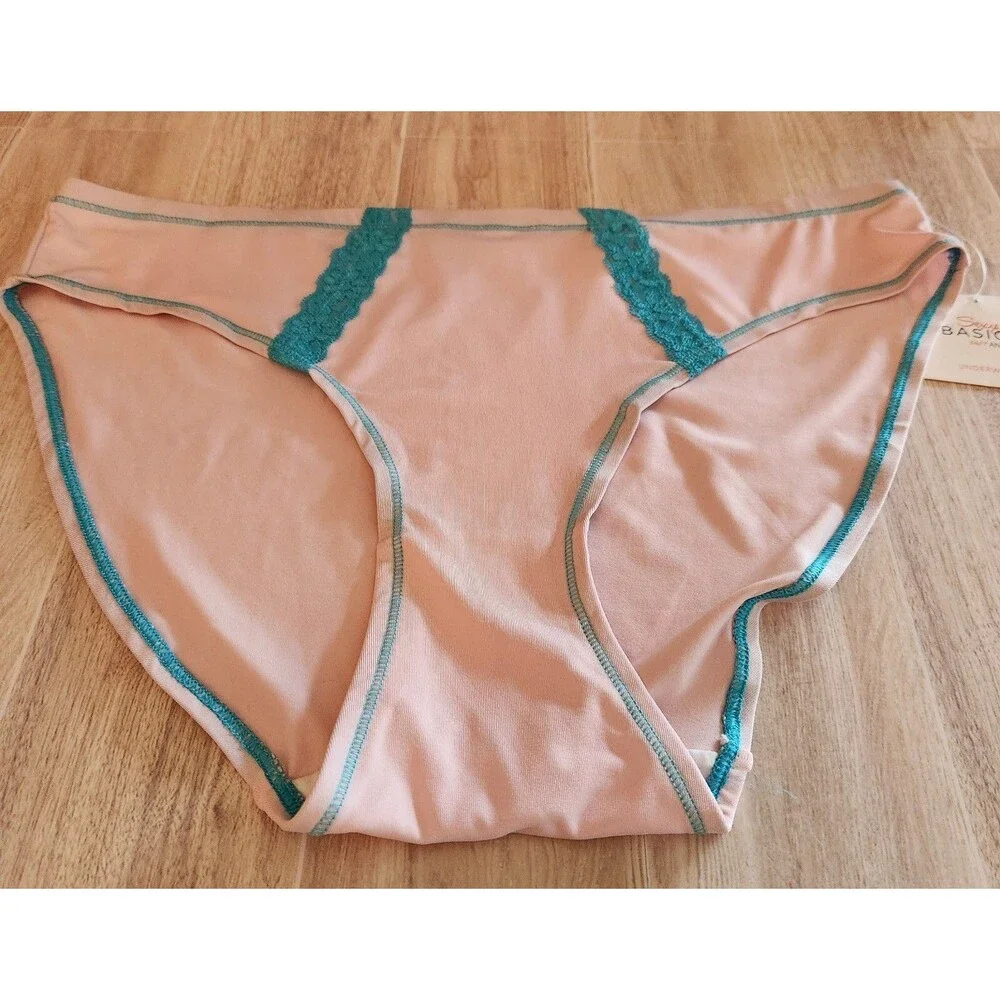 Sexy Basics Women's Panties XL Lot of 5 Pairs Bikini Briefs Silky Smooth NWT